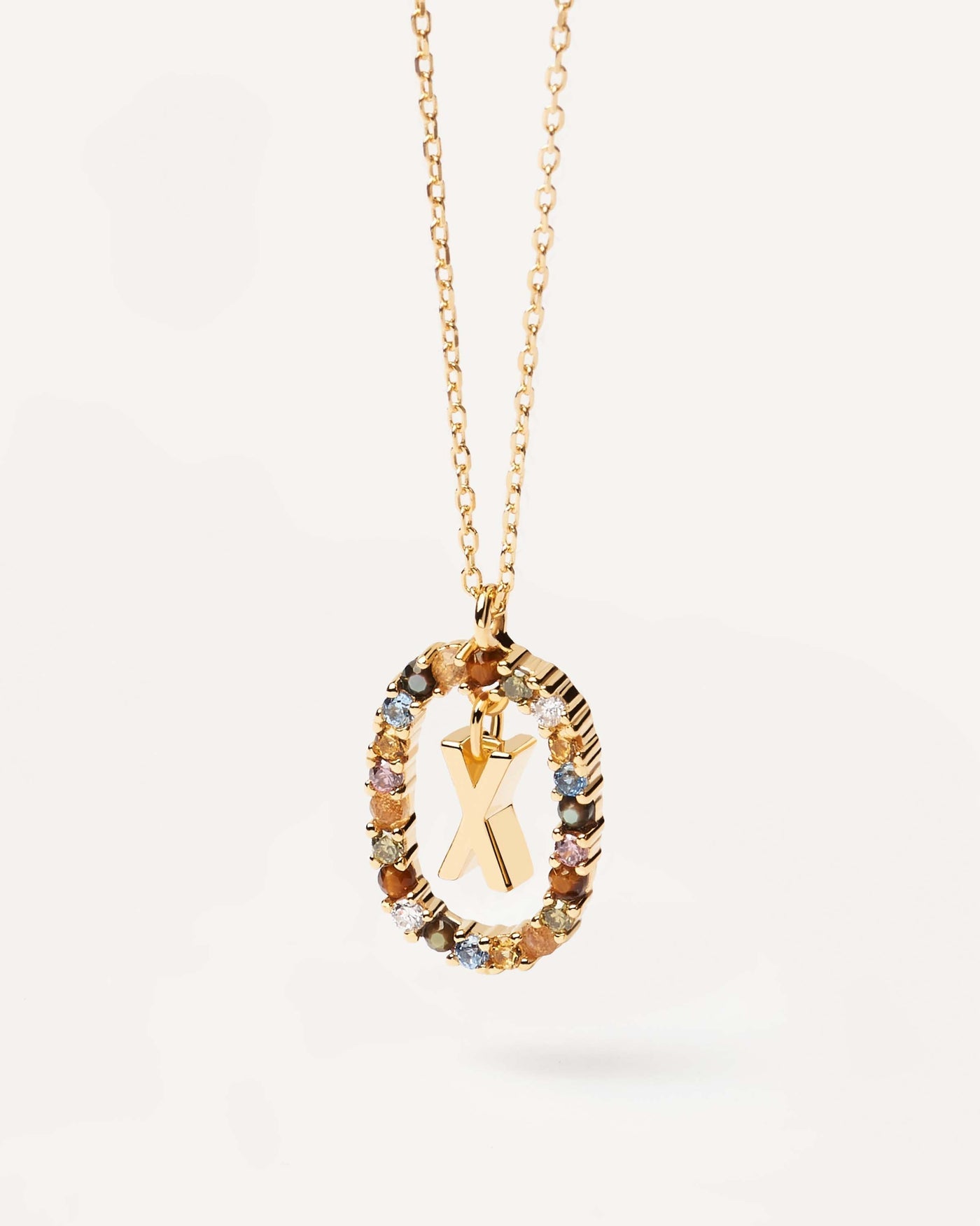 Celeste Initial Spark Necklace