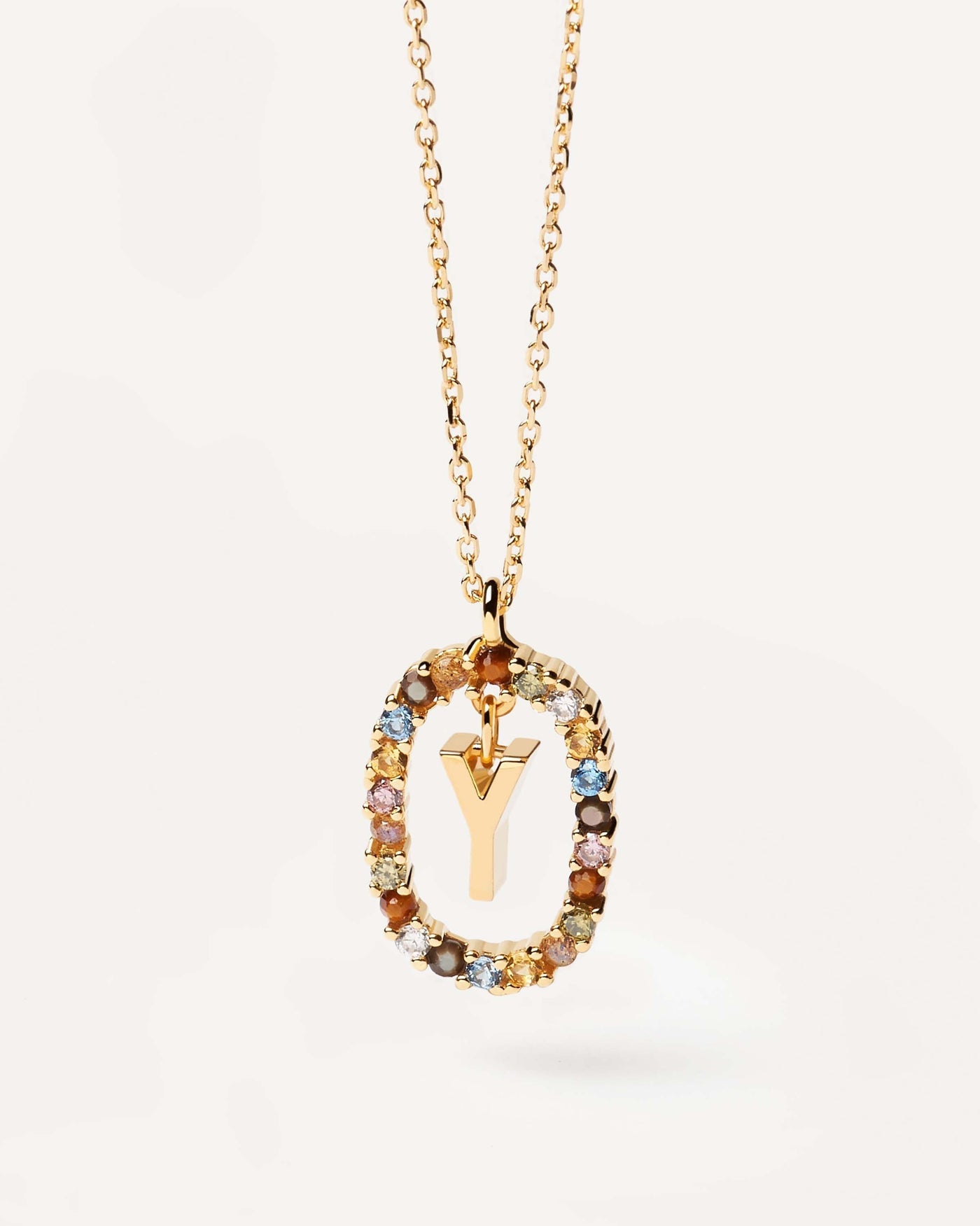 Celeste Initial Spark Necklace