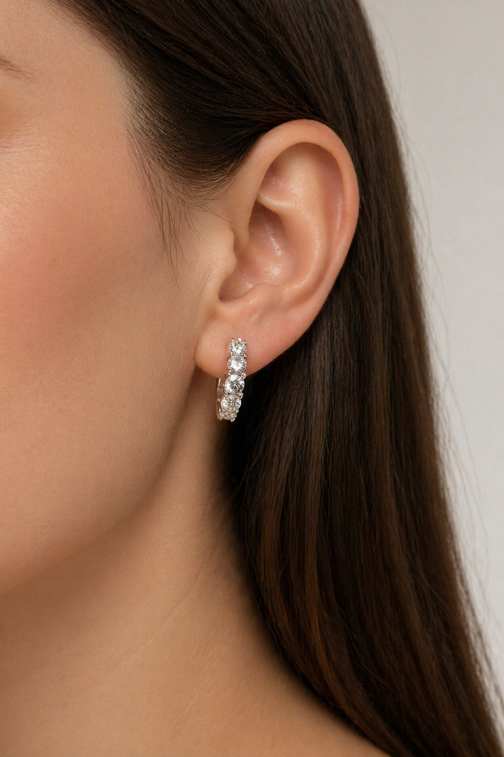 Eterna Radiance Huggie Hoops