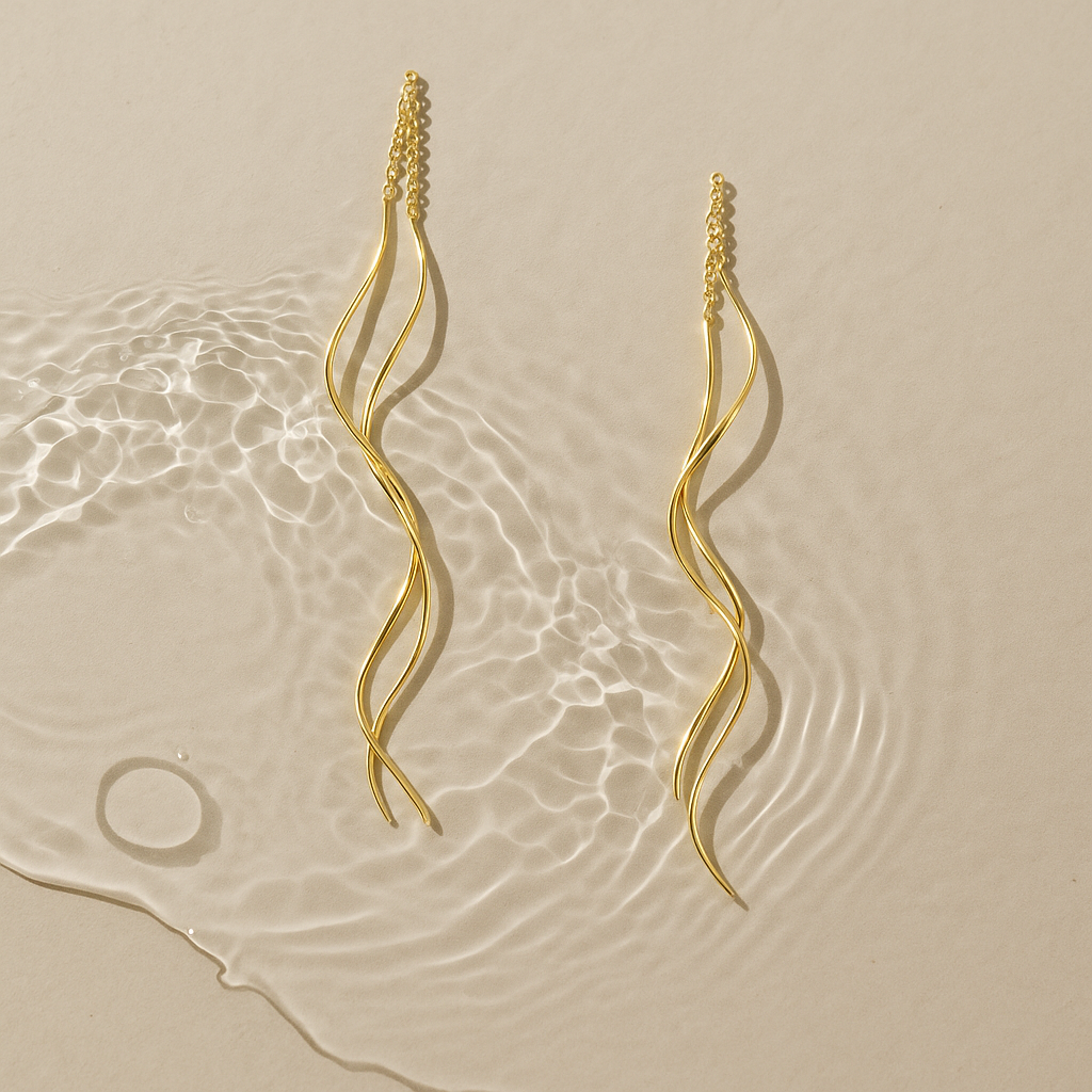 Sia Twisted tassel Earrings