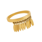 Golden Fringe Motion Ring