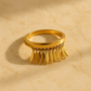 Golden Fringe Motion Ring