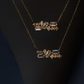 Olenna Blush Cluster Necklace
