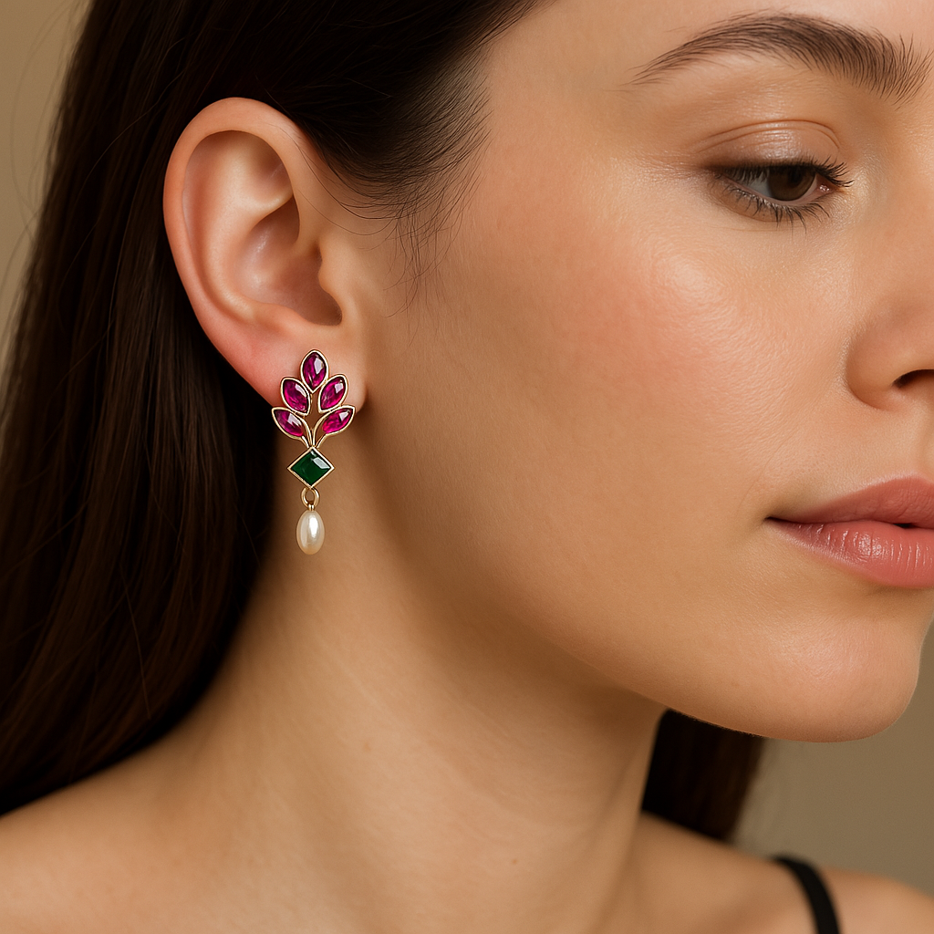 Amara Ruby Earrings for Women