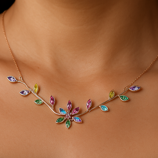Evelyn Blossom Necklace for Women
