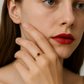 Ruby Crown Ring for Women