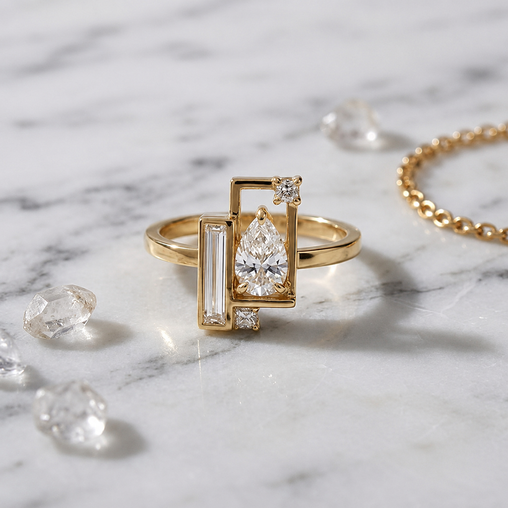 Split Prism Ring (Size 7)