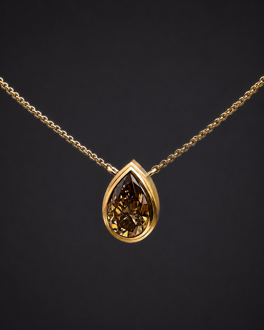Elodie Pear Drop Pendant Necklace