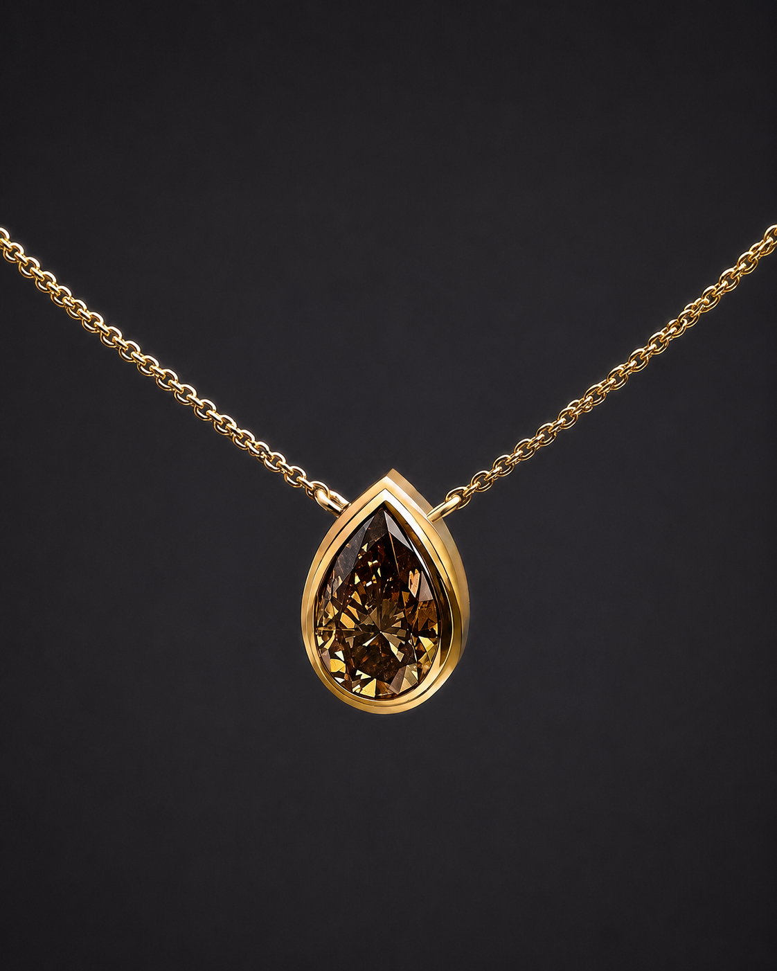 Elodie Pear Drop Pendant Necklace