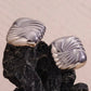 Nova Chunky Silver Sculptural Studs