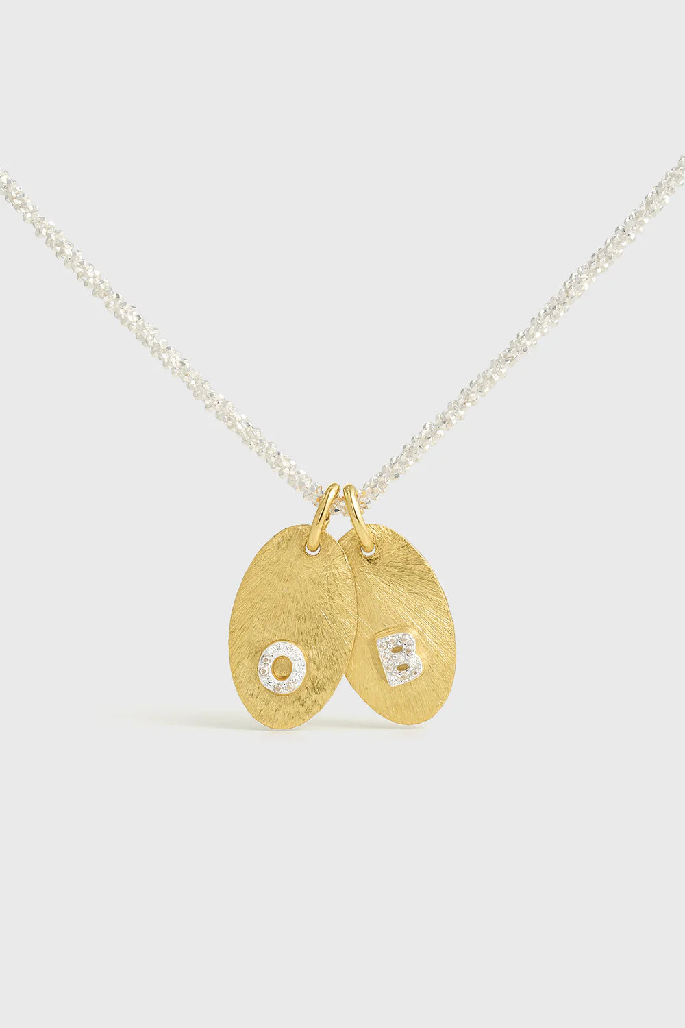 Mia Initial Coin Necklace