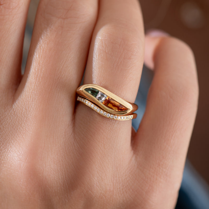 Chromatic Wave Ring