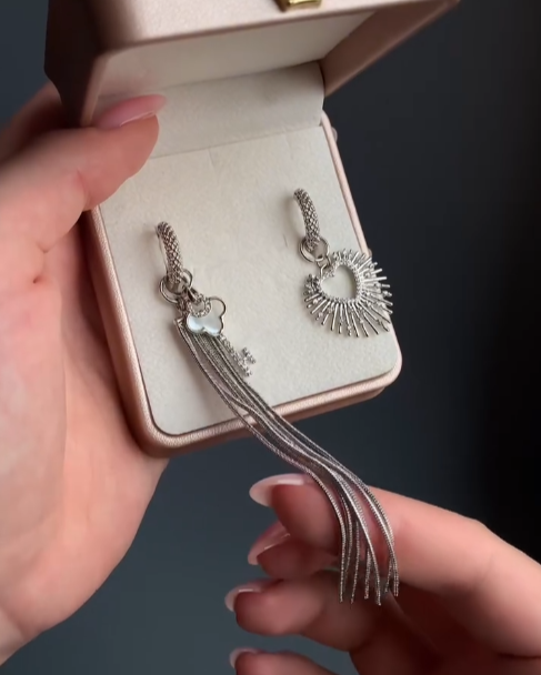 Amara Charm Hoop Earrings