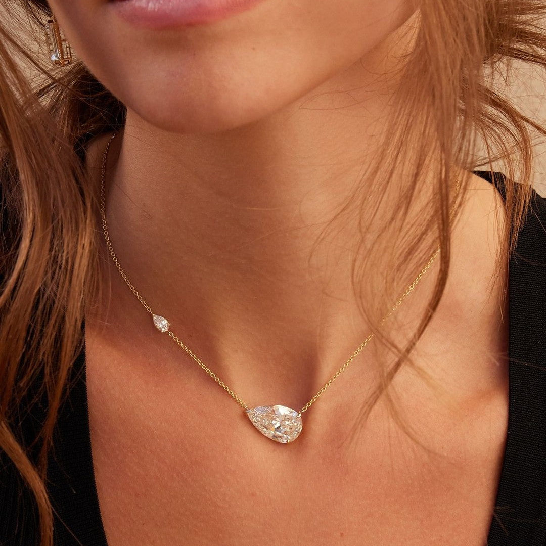 Teardrop Pendant Necklace for Women