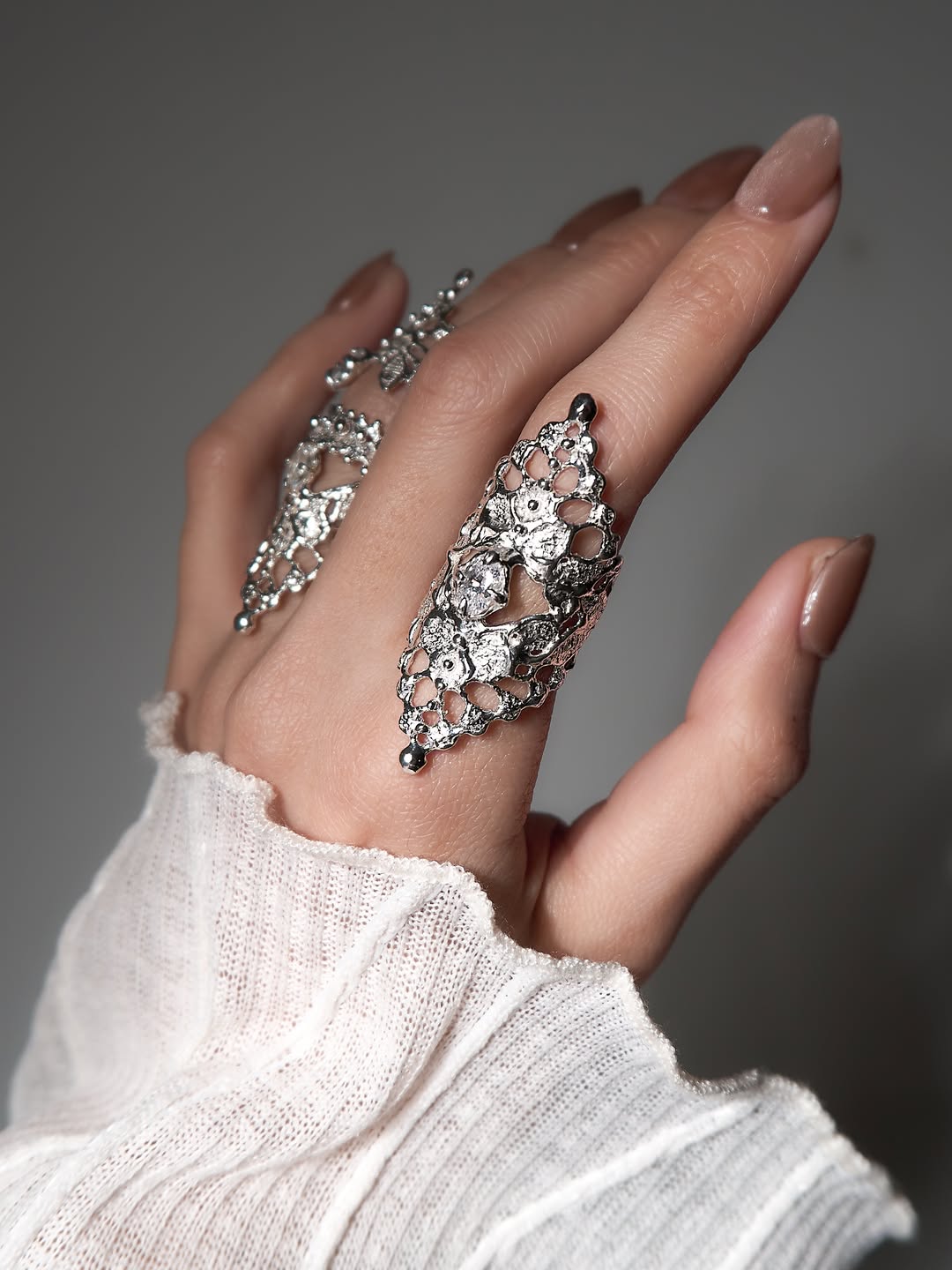 Elara Lace Ring (Size 7)
