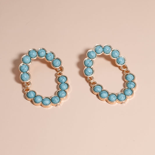 Serene Aqua Seafoam Earrings