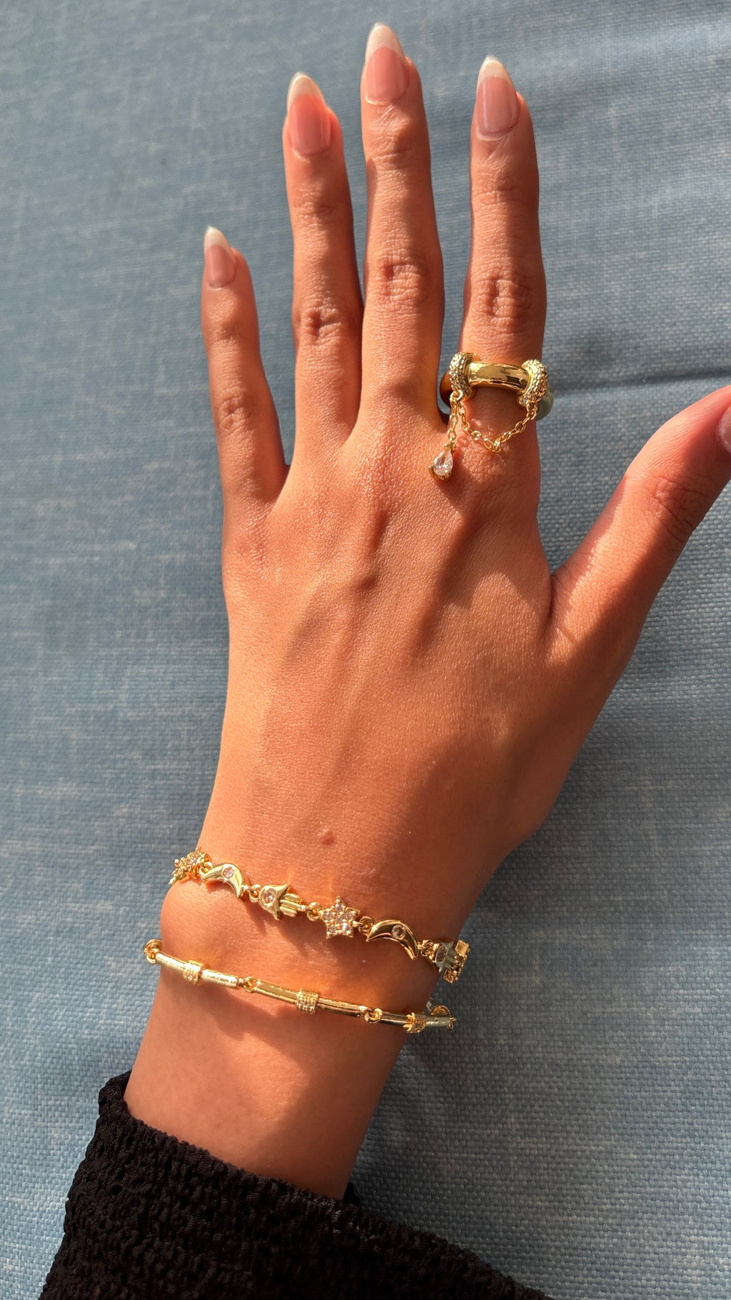 Elara Chain Ring (Size 7)