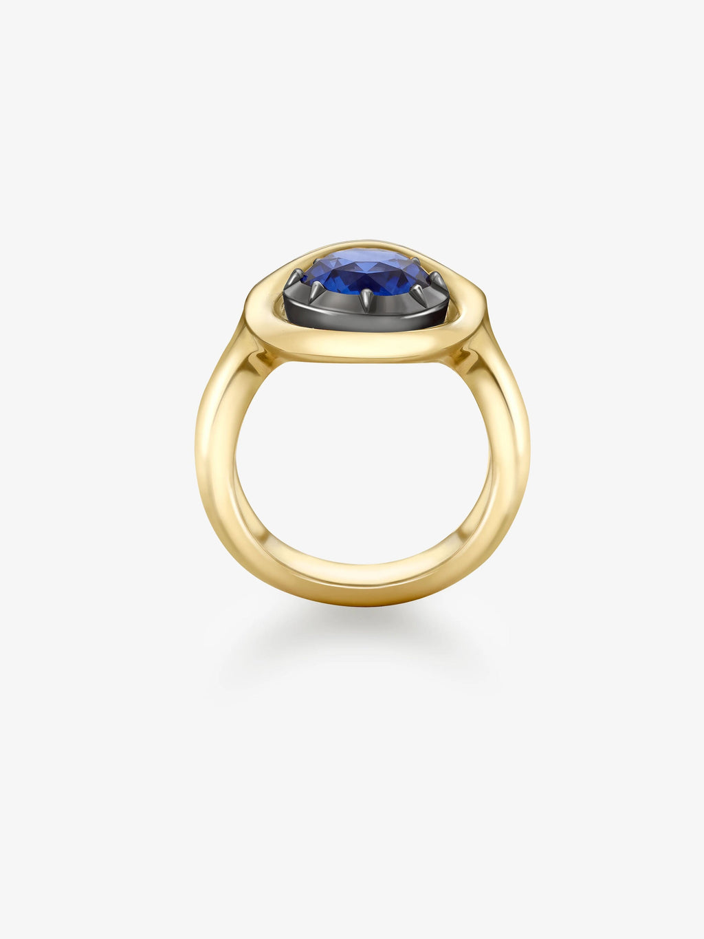 Azure Halo Orbit Ring (Size 7)