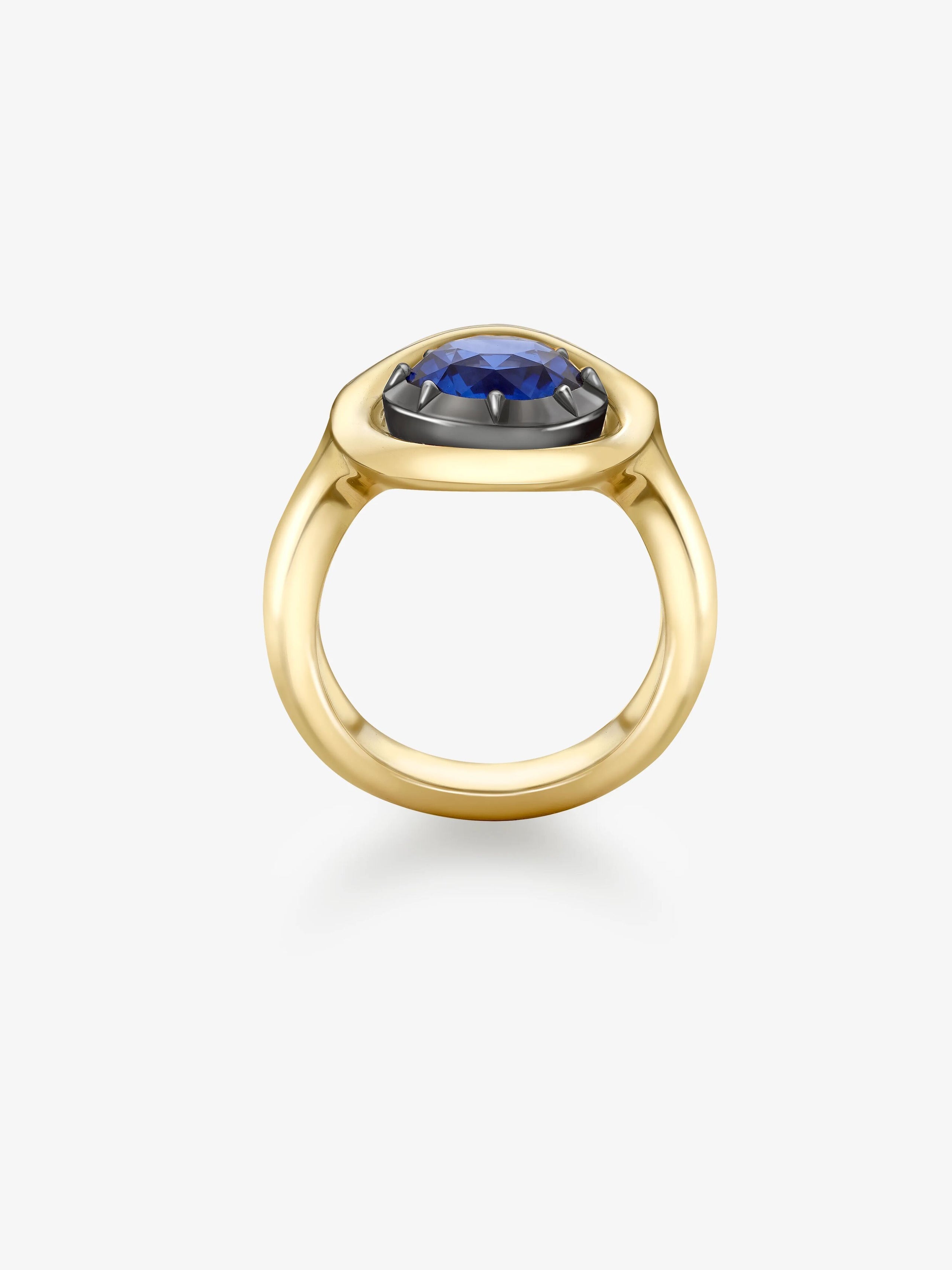 Azure Halo Orbit Ring (Size 7)