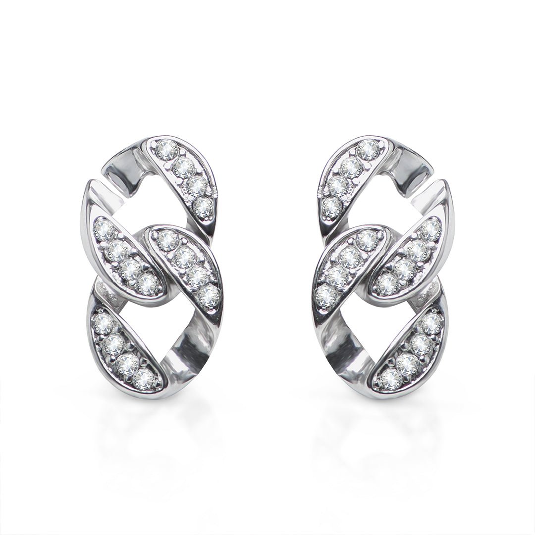 Oana Cuban Link Gold Earrings