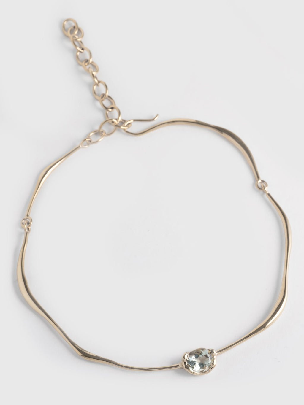 Liora Sculpted Crystal Collar Necklace