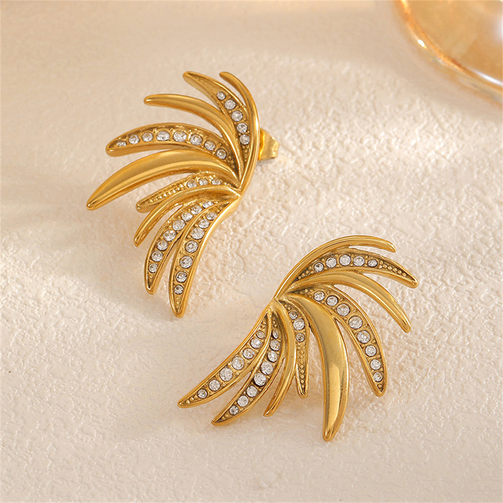 Zyra Spark Fan Earrings