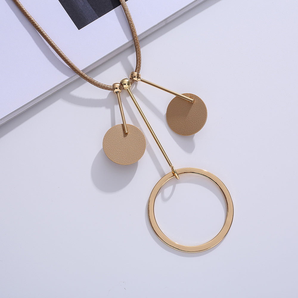 Orvella Geo Charm Necklace