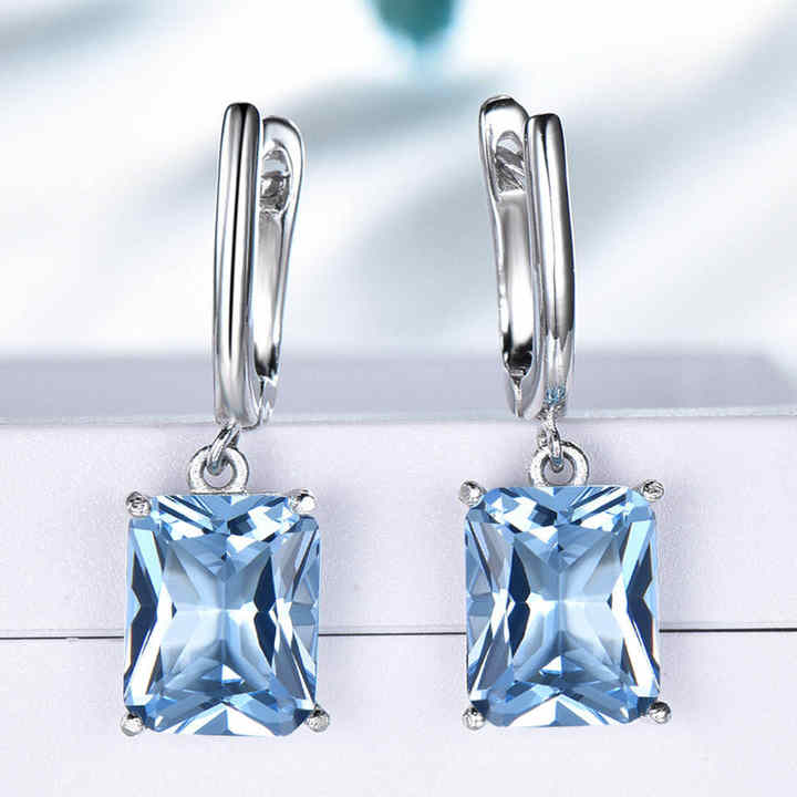 Ari Blue Radiance 925 Sterling Silver Set