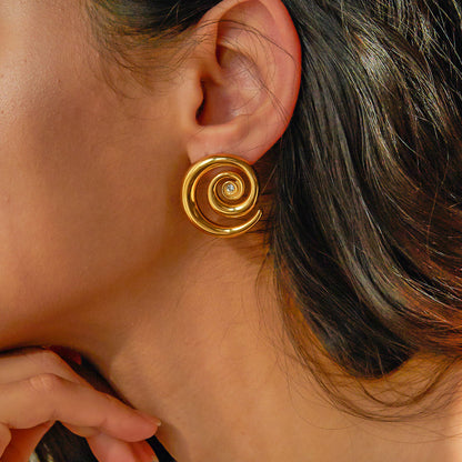 Lily's Spiral Swirl Earrings