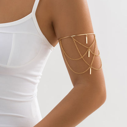 Selene Draped Chain Armlet for women