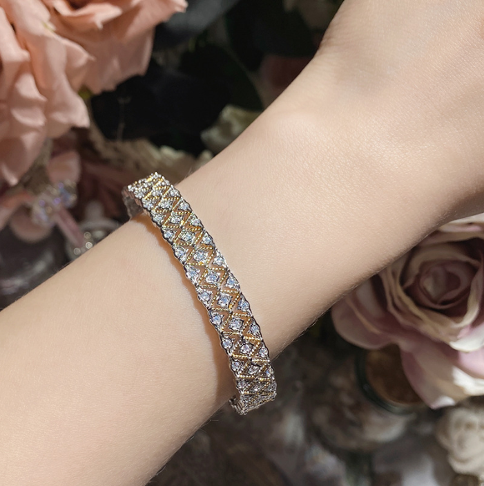 Elena Mosaic Crystal Bracelet Set