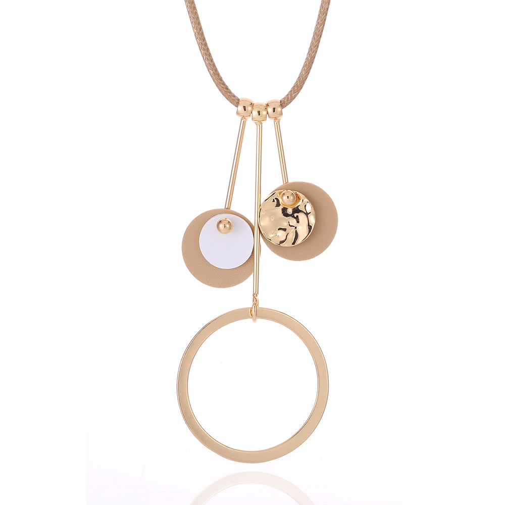 Orvella Geo Charm Necklace