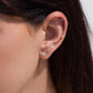 Sky Baguette Minimal Set – Earrings & Bracelet in Gold-Plated Stainless Steel