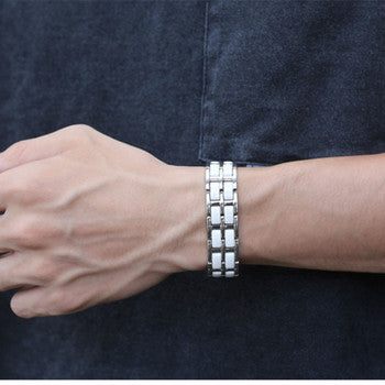 Orvane Dual-Track Link Bracelet for Men