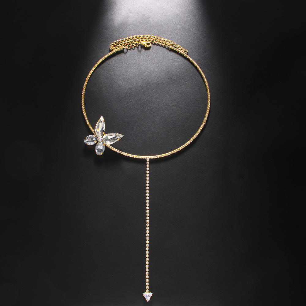 Aurelia Butterfly Lariat Choker
