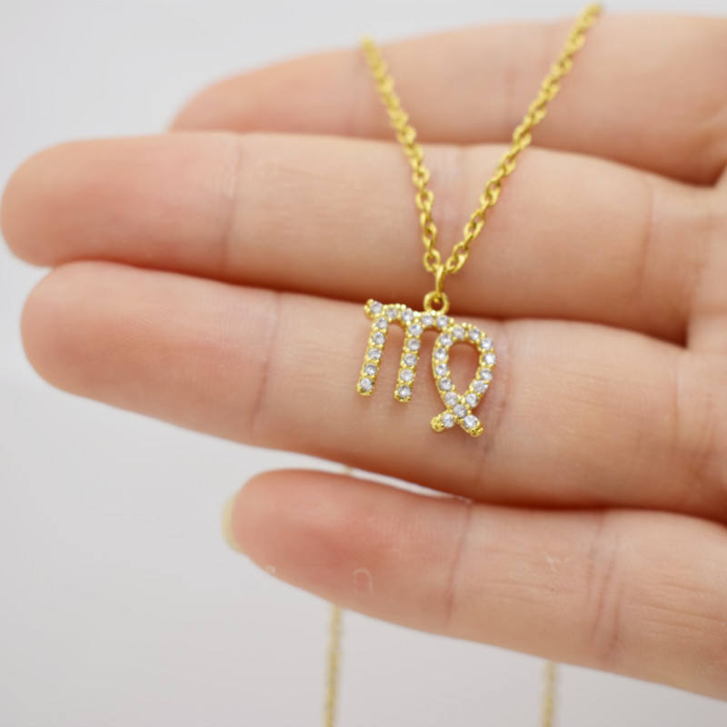 Zodiac Pendant Necklace For Women