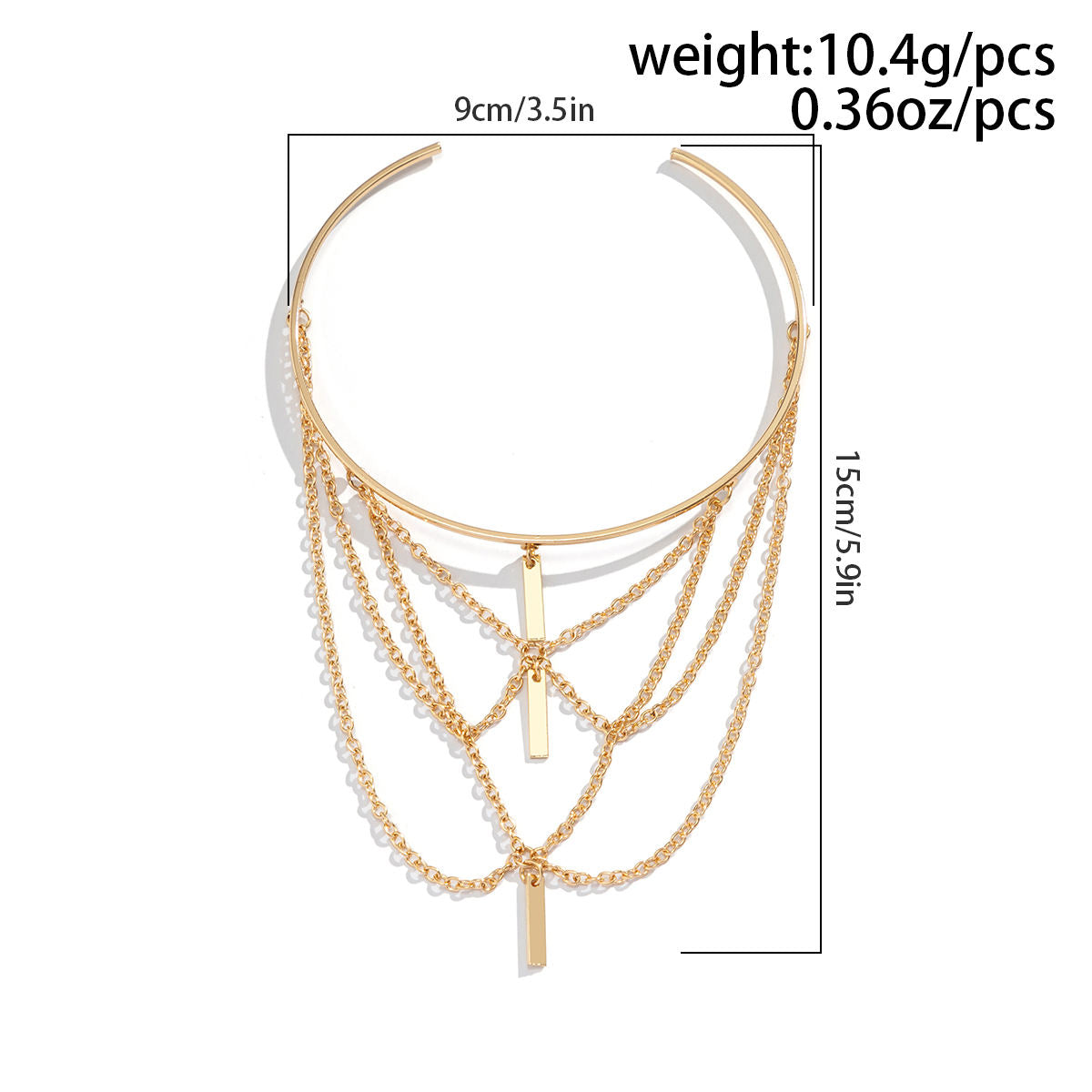 Selene Draped Chain Armlet for women