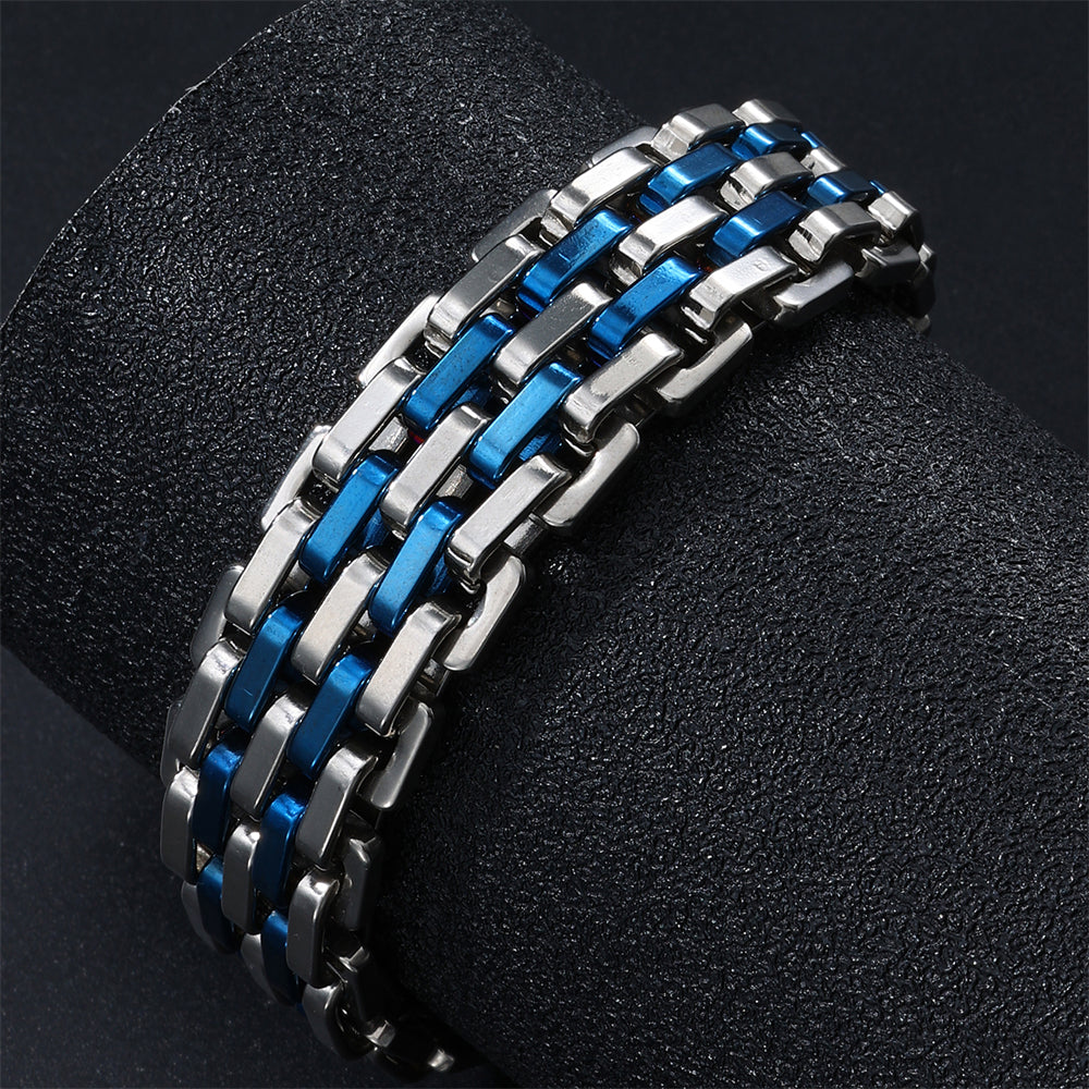 Velric Cobalt Grid Bracelet for Men