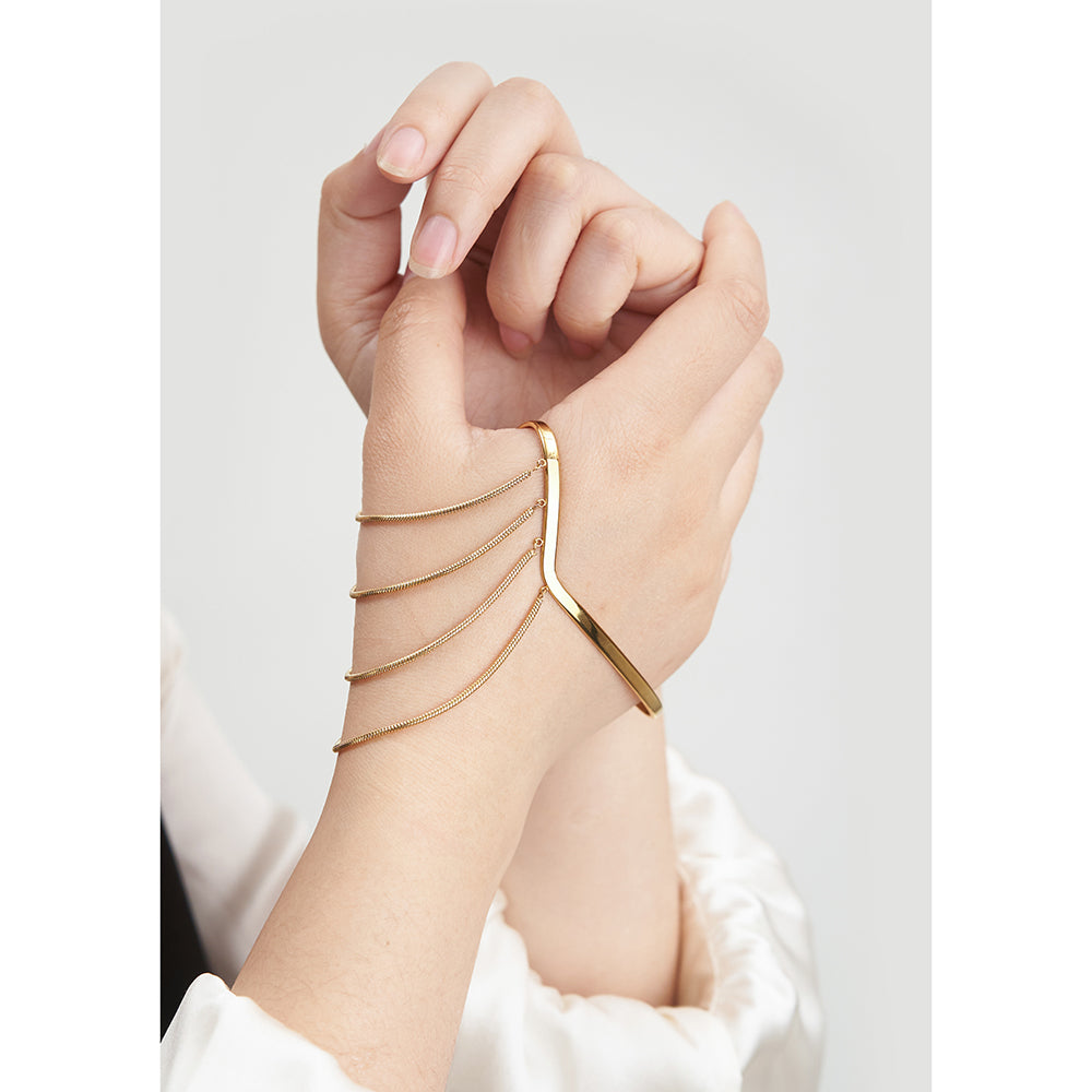 Eva Golden Hand Ornament