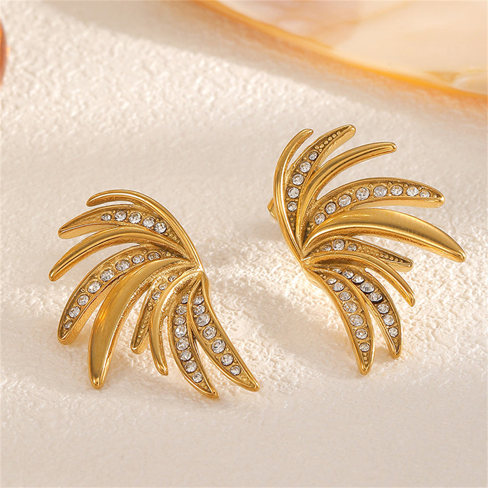 Zyra Spark Fan Earrings