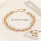 Luxe Pearl Leaf Jewelry Set for Women