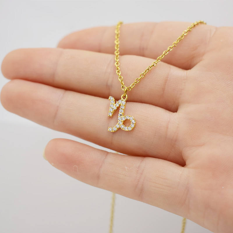 Zodiac Pendant Necklace For Women