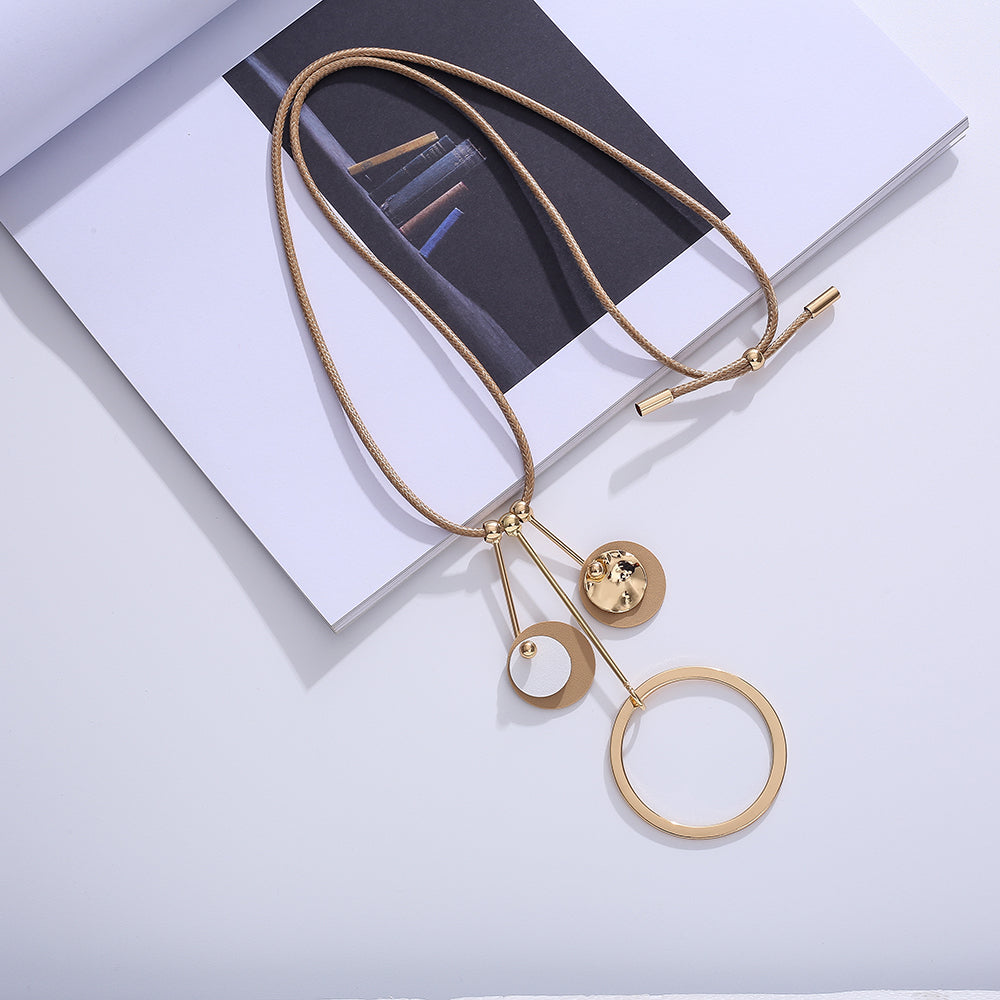 Orvella Geo Charm Necklace