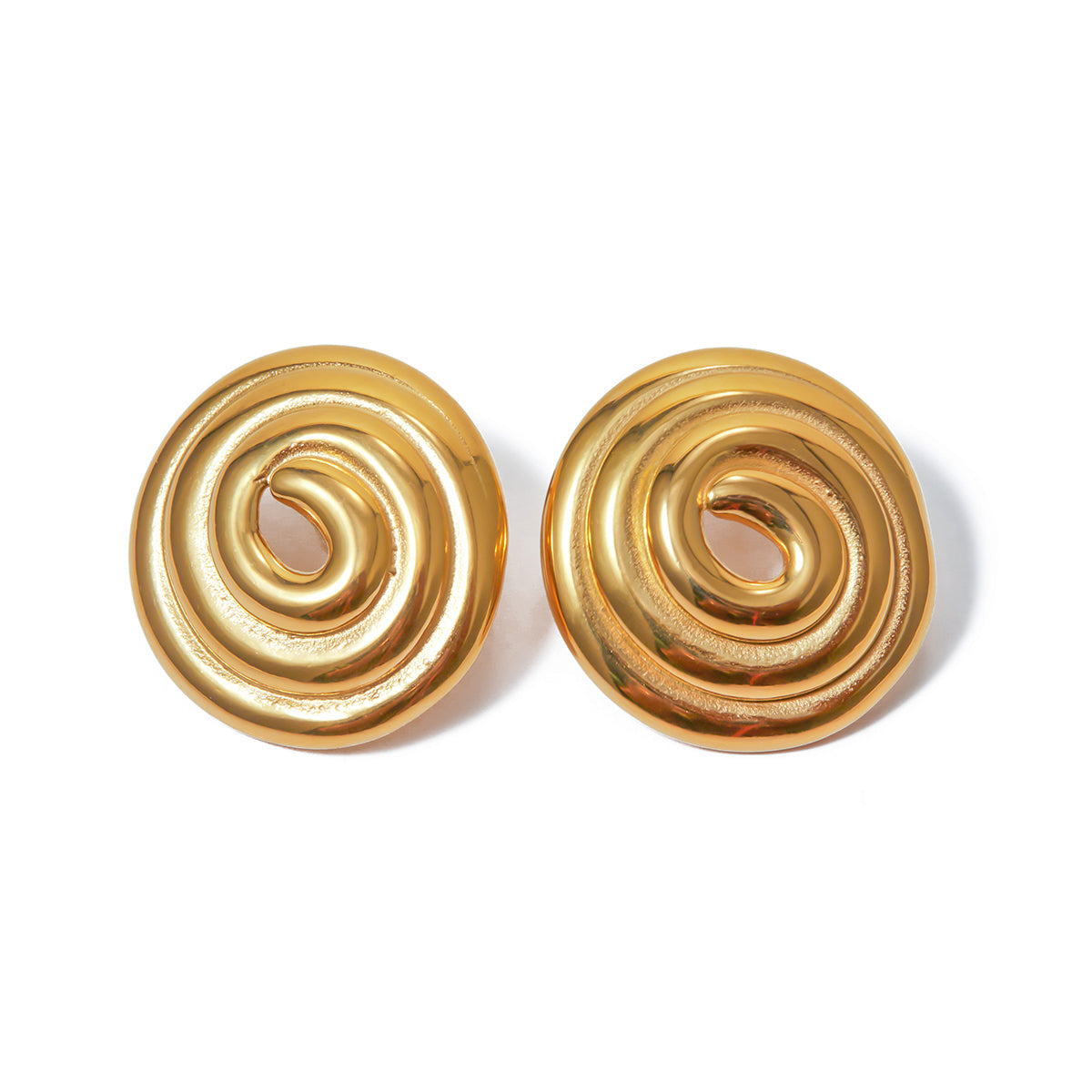 Tia's Swirl Hoop Earrings