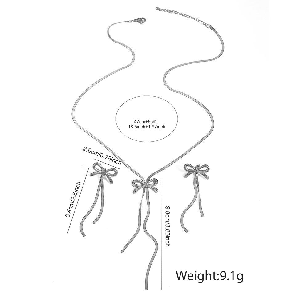 Lyra Ribbon Drop Set for Women