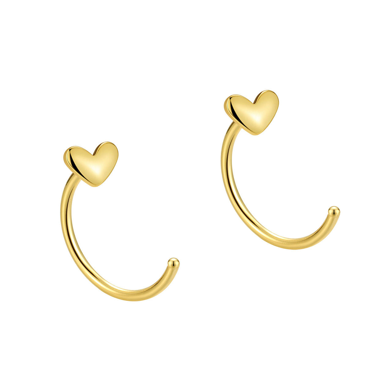 Milly Heart Ear Cuffs