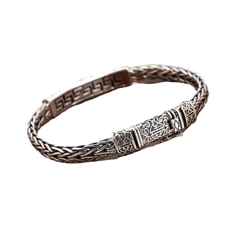 Draxen Onyx Weave Bracelet for Men