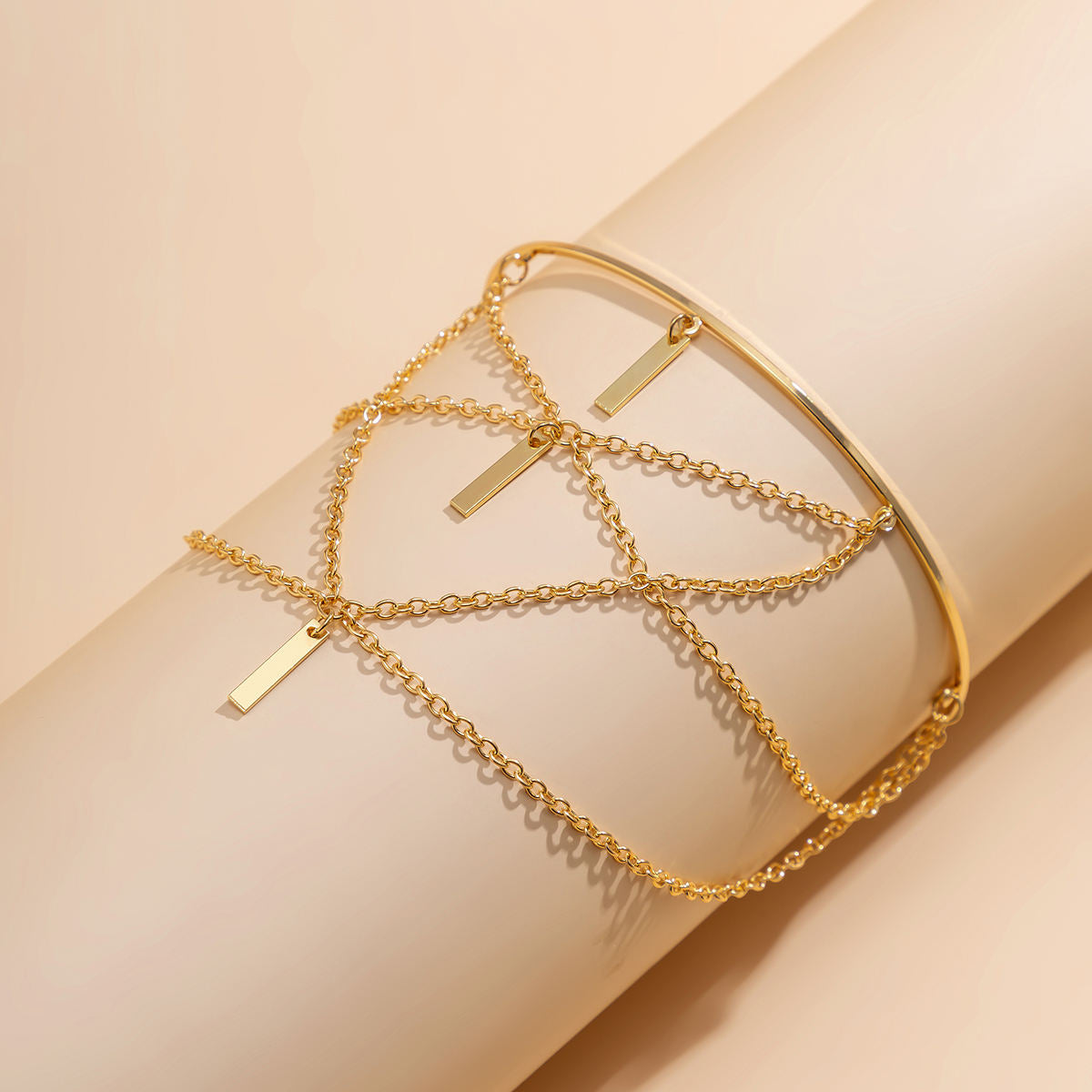 Selene Draped Chain Armlet for women