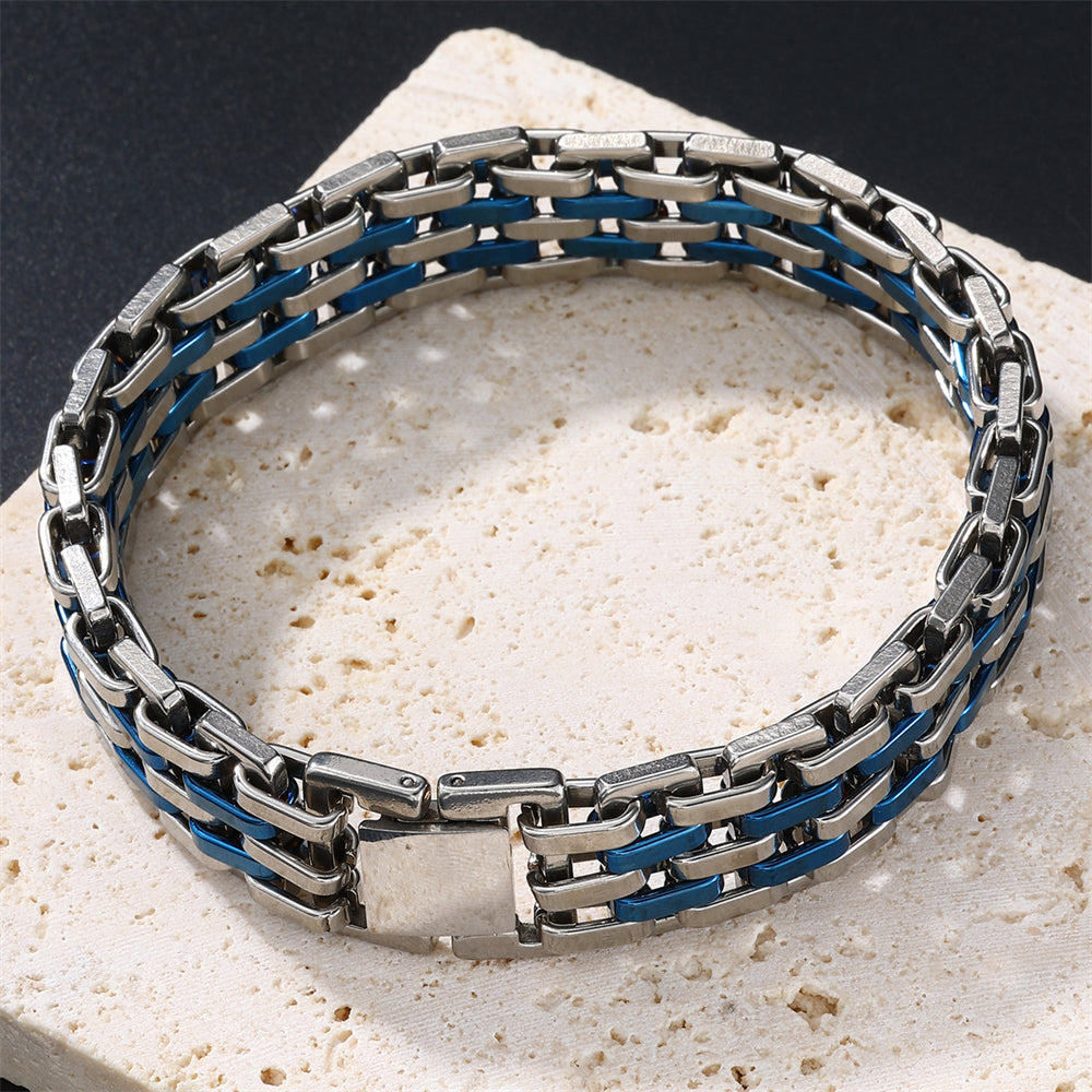 Velric Cobalt Grid Bracelet for Men