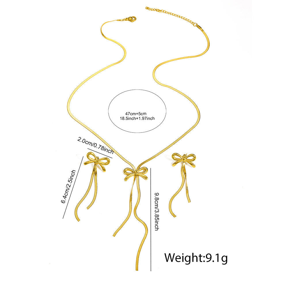 Lyra Ribbon Drop Set for Women